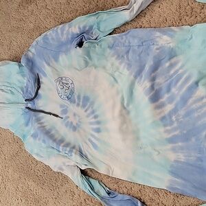Tie Dye Puppie Love light weight hoodie